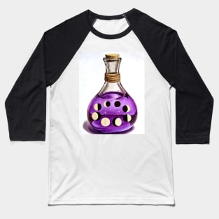 Wiccan bottle - moon phases Baseball T-Shirt